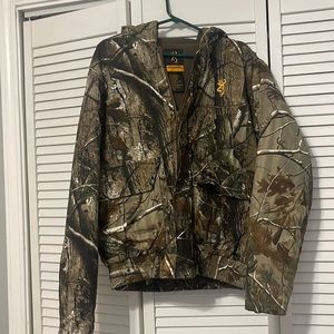 Men’s Browning camouflage jacket size M